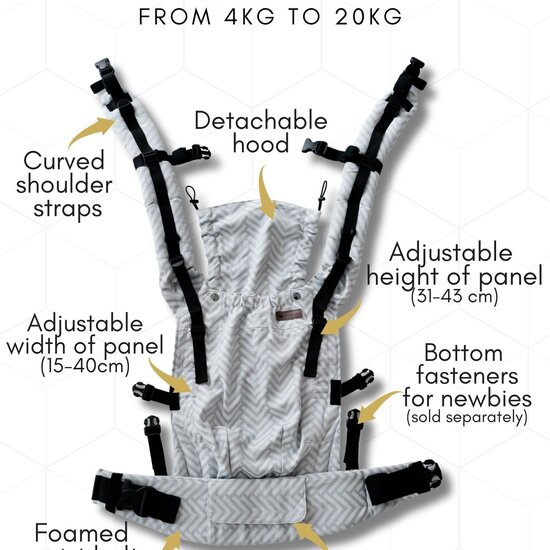 Little Frog  Little Frog Prime Carrier  V3 - Linen Miles