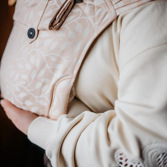 Pure Baby Love  Pure Baby Love Wrap  &  Go - Floral Zachte Perzikkleur