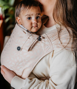 Pure Baby Love Wrap  &  Go - Floral Zachte Perzikkleur