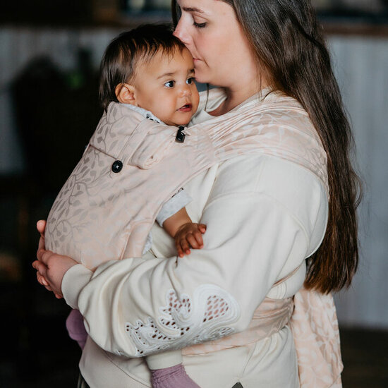 Pure Baby Love  Pure Baby Love Wrap  &  Go - Floral Zachte Perzikkleur