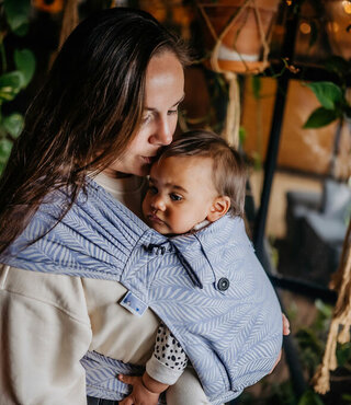 Pure Baby Love Wrap  &  Go - Palm Lila