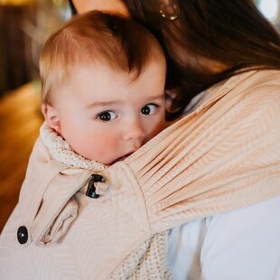 Pure Baby Love Wrap  &  Go - Palm Zachte Perzikkleur