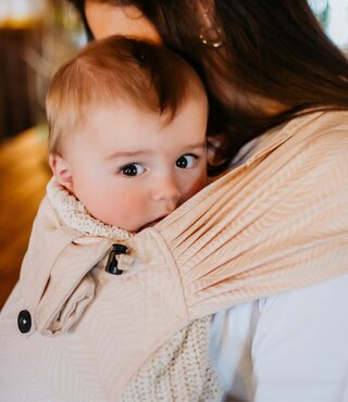 Pure Baby Love Wrap  &  Go - Palm Zachte Perzikkleur