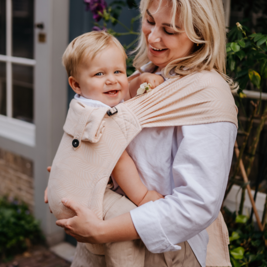 Pure Baby Love  Pure Baby Love Wrap  &  Go - Palm Zachte Perzikkleur