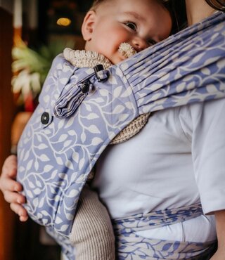 Pure Baby Love Wrap  &  Go - Floral Lila