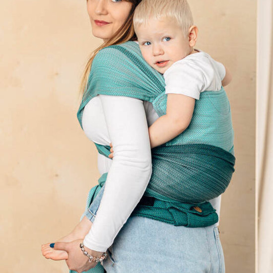 LennyLamb LennyHybrid Baby - Litte Herringbone Ombre Green