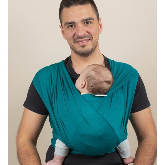 ISARA ISARA rekbare draagdoek - Teal Green