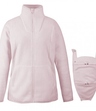 Mamalila fleece draagjas Basel - Soft Lilac