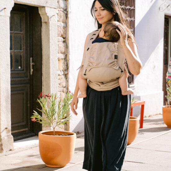 Neko Neko Half Buckle Baby Size - Pebble