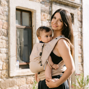 Neko Half Buckle Baby Size - Pebble
