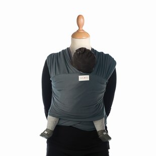 Babylonia rekbare draagdoek met bamboe - Smokey Grey