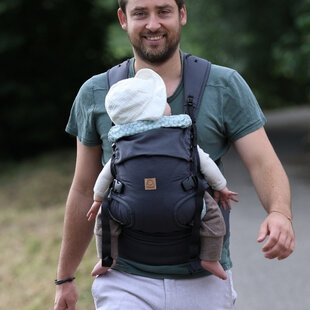 Ruckeli Baby Carrier - Gentl Grey Leaves