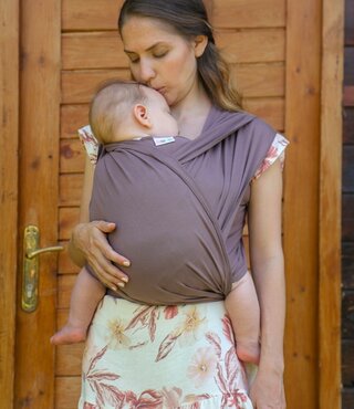 Neko elastische draagdoek - Taupe