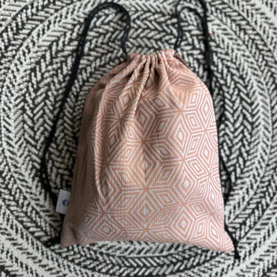 Little Frog  Draagtasje Little Frog Large - TENCEL™ Foxy Cube