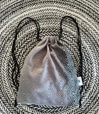 Draagtasje Little Frog Large - TENCEL™ Smoky Cube