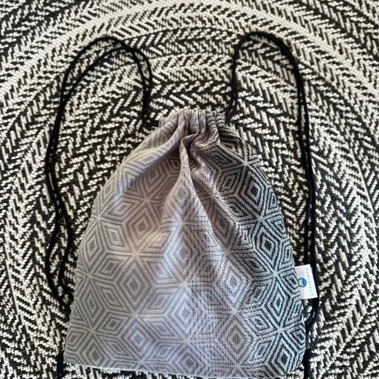 Little Frog  Draagtasje Little Frog Large - TENCEL™ Smoky Cube