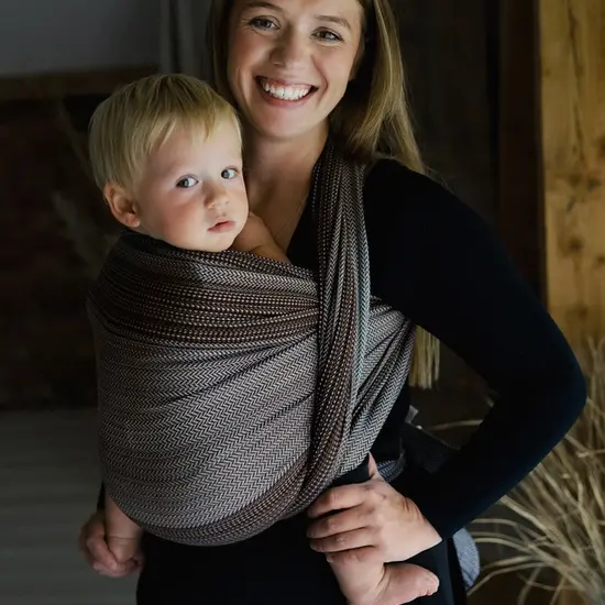 Little Frog  Little Frog draagdoek - Brown Path