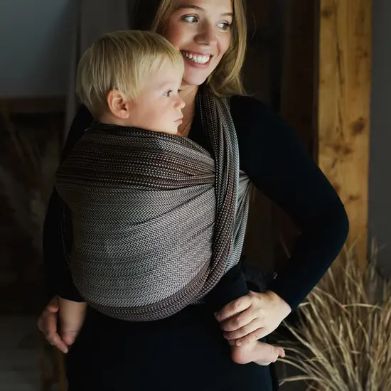 Little Frog  Little Frog draagdoek - Brown Path