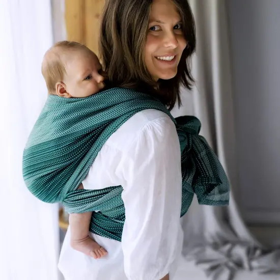 Little Frog  Little Frog draagdoek - Emerald Path