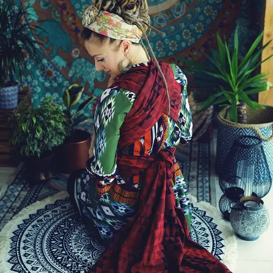 Little Frog  Little Frog draagdoek - Ruby Illusion