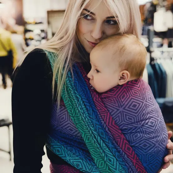 Little Frog  Little Frog draagdoek - TENCEL™ Aurora Cube