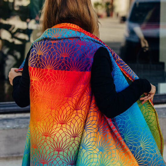 LennyLamb LennyLamb Long Cardigan - Rainbow Lotus