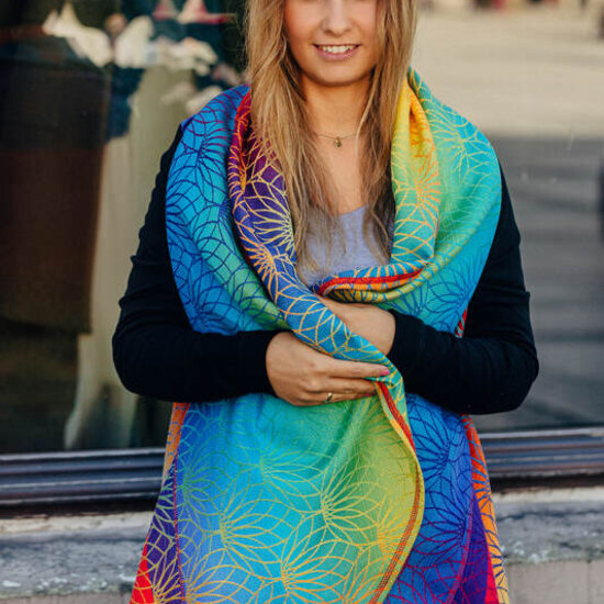 LennyLamb LennyLamb Long Cardigan - Rainbow Lotus
