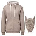 Mamalila PRE-ORDER Mamalila Sweat draagjas London - Sand/Leo