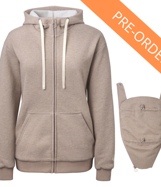 PRE-ORDER Mamalila Sweat draagjas London - Sand