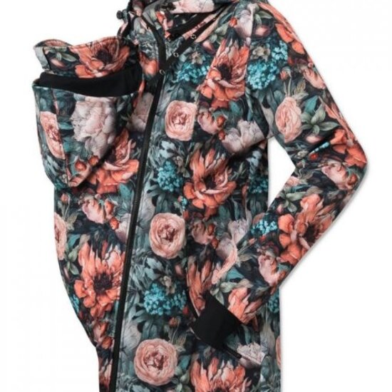 Greyse  Greyse Softshell 4-1 draagjas - Painted Flowers