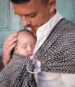 Didymos Ringsling - Metro Monochrome