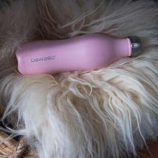 DOWABO roestvrijstalen drinkfles 800 ml - Flamingo