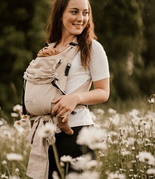 Storchenwiege Babycarrier Talemo - Natural