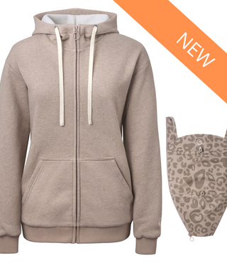 PRE-ORDER Mamalila Sweat draagjas London - Sand/Leo