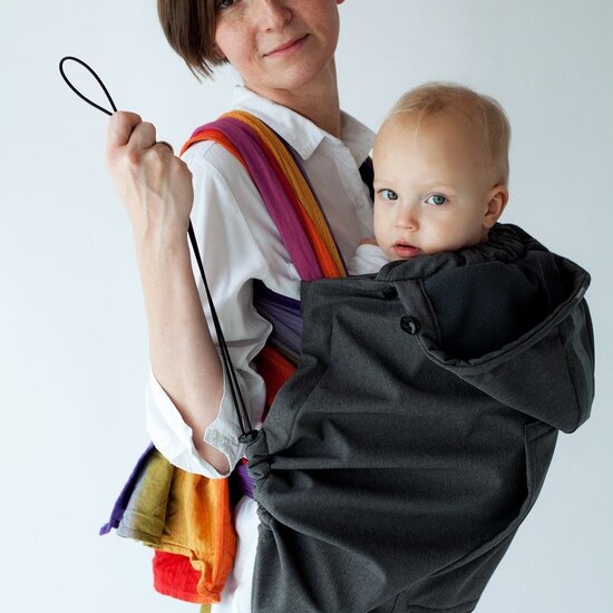 Little Frog  Little Frog Softshell draagcover - Beige