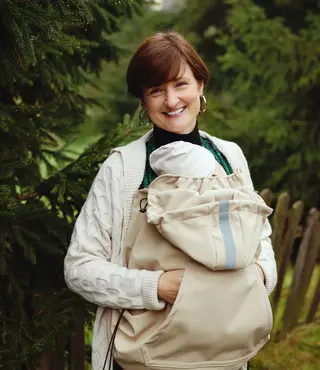 Little Frog Softshell draagcover - Beige