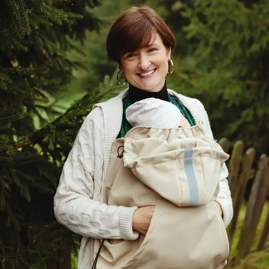 Little Frog  Little Frog Softshell draagcover - Beige