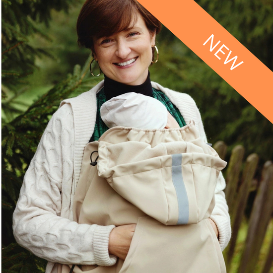 Little Frog  Little Frog Softshell draagcover - Beige