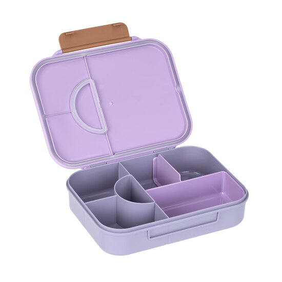 Lässig Lässig Bentobox Little Gang - Heart Lilac