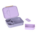 Lässig Lässig Bentobox Little Gang - Heart Lilac