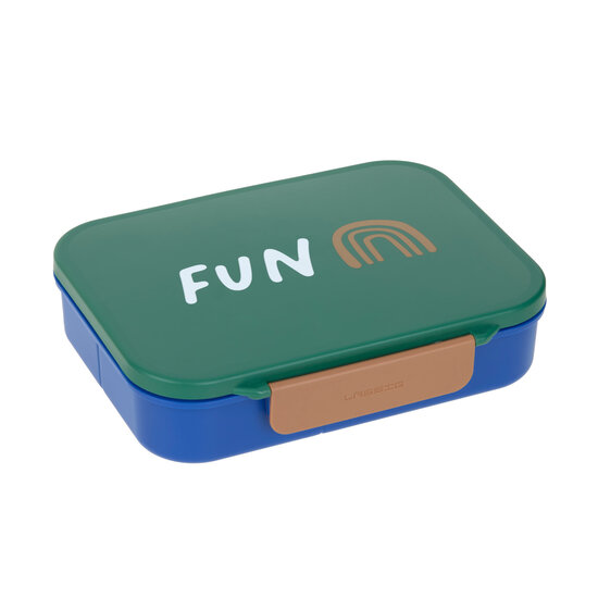 Lässig Lässig Bentobox Little Gang - Rainbow Green