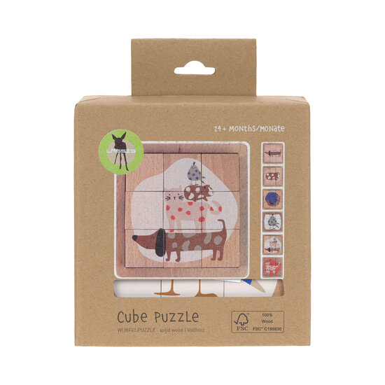 Lässig Lässig Houten blokkenpuzzel - Little Mateys