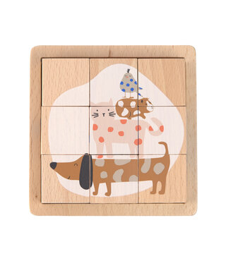 Lässig Houten blokkenpuzzel - Little Mateys