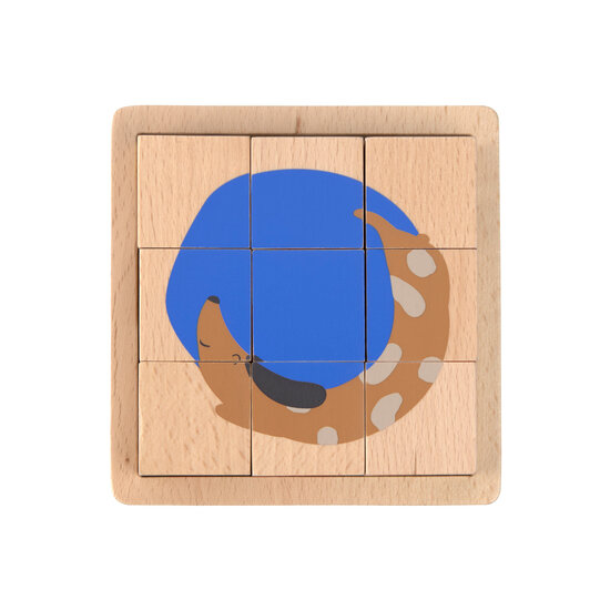 Lässig Lässig Houten blokkenpuzzel - Little Mateys