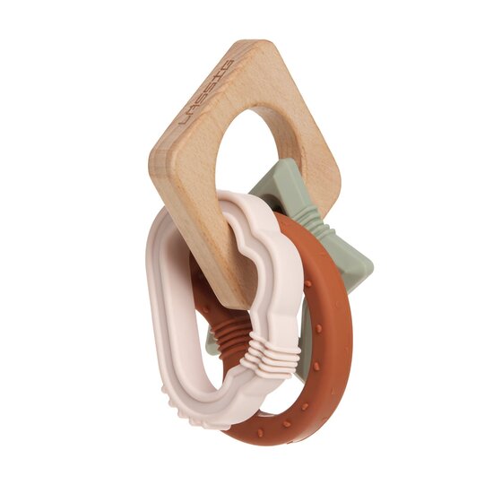 Lässig Lässig  hout/siliconen bijtring- Little Universe