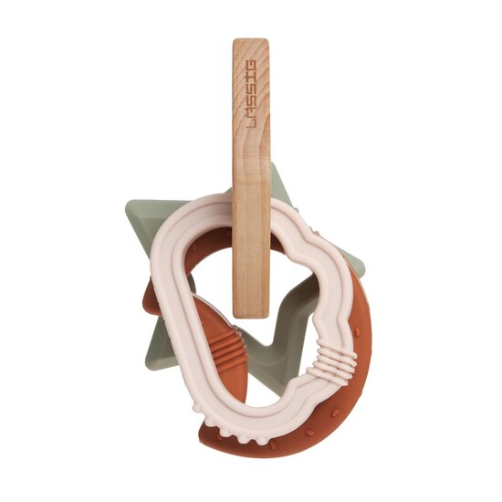 Lässig Lässig  hout/siliconen bijtring- Little Universe