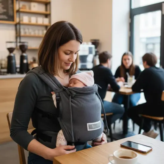 Storchenwiege Storchenwiege Babycarrier Valeno - Graphite