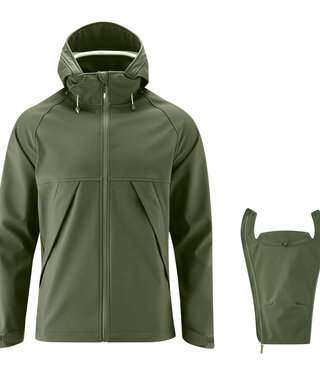 Mamalila softshell draagjas voor mannen - Olive