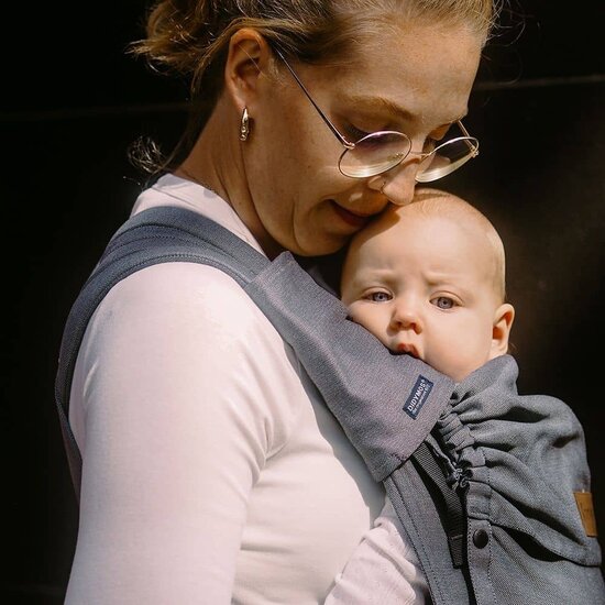 Didymos DidyFlow - Trias Creme Linen - Doubleface Anthracite