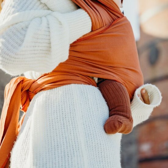 Neko Neko elastische draagdoek - Cinnamon